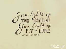 Sun Lights Up The Daytime You Light Up My Life Angus And Julia Stone Angus Julia Stone Julia Stone Favorite Lyrics
