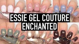 Apply two coats of gel couture colour. Essie Gel Couture Enchanted Swatch Review Youtube