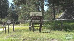The only campground and rv park on the famous french creek, below the custer mountain sign in the background. Campgroundviews Com Iron Creek Horse Camp Custer South Dakota Sd Forest Service Campground Youtube