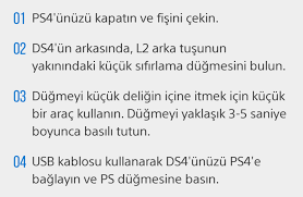 Ds4 Turuncu Isik Acilmama Sorunu