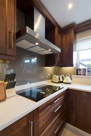 walnut shaker kitchen traditional