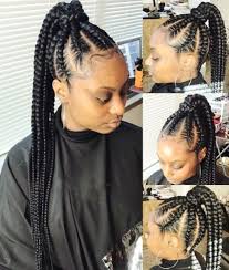 African American Ponytail Hairstyles Black Woman 39 Crazy Braided Ponytail Hairstyles Curly Craze Braided Ponytail Natural Hair Styles Hair Styles