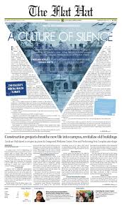 The Flat Hat February 27 2018 Newspaper Design Newspaper Design Layout Newspaper Layout