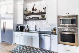 How big is a wall mounted kitchen shelf? Dream Kitchen Tour Video Natashaskitchen Com