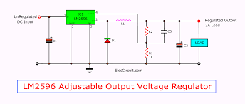 Lm2596dsadjg switching regulator 3a adjustable; Lm2596 Circuit Voltage Regulator And Lm2673 Datasheet Eleccircuit Com