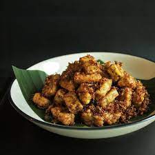 Tempeh Goreng Lengkuas Fried Tempeh In Galangal Sauce Recipe Asian Vegetarian Recipes Indonesian Food Tempeh Recipes