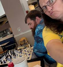 Team "THUMBS UP" of Caleb Hinton & Joshua Griffin... Won the Hand-to-Brain  OPEN Prize $$ today (after round robin Bughouse to break the 3 way tie).  Team "TNT the Odd Couple" of