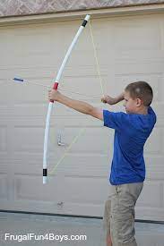 The wood should be dry and dead. Pvc Pipe Bow And Arrows Frugal Fun For Boys And Girls