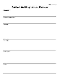 Guided Writing Lesson Plan Template Framework And Data Collection Guided Writing Lesson Plan Templates Writing Lesson Plan Template