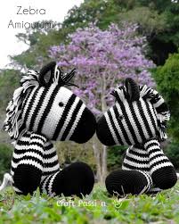 Experiment these crochet zebra pattern with your favorite yarn colors and embellishments! Zebra Amigurumi Free Stuffed Animal Crochet Pattern Craft Passion