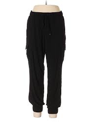 Details About Lane Bryant Women Black Cargo Pants 10 Plus