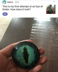 If you got problems using the minecraft commands on a server, put minecraft:give instead of give at the beginning of the command. Eye Of Ender Diy Minecraft Designs Minecraft Art Minecraft