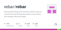 GitHub - rebar/rebar: Deprecated Erlang build tool that makes it ...
