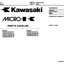 They undergo comprehensive evaluation to ensure the hightest quality and durability standards to help maximize the life of your vehicle, and give you peace of mind that your kawasaki is always operiating at peak performance. Kawasaki Kaze Zx130 Parts Catalog Pdf Klzz8j5w17lg