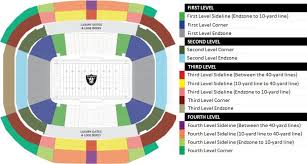 Las Vegas Raiders Seating Chart Allegiant Stadium Tickpick