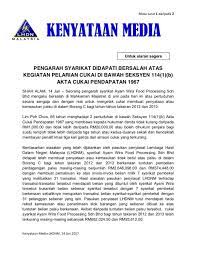 Mulai 2020, amaun ini akan dinaikkan kepada rm20 ribu. Buletin Tv3 Ø¹Ù„Ù‰ ØªÙˆÙŠØªØ± Kenyataaan Media Berkenaan Pengarah Syarikat Didapati Berslh Ats Kegiatan Pelarian Cukai Di Beh Seksyen 114 1 B Akta Cukai Pendapatan 1967 Https T Co Uwqtlu72pf