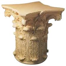 This fire column will bring the ambiance of an outdoor fire to your backyard, garden, patio or pool areas. Giant Corinthian Capital Architectural Tables Table Bases Traditional Columns And Capitals By Xoticbrands Home Decor Houzz