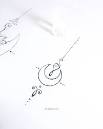 Image Result For Unalome Unalome Tattoo Tattoos Moon Tattoo