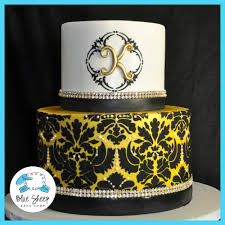 0 out of 5 stars, based on 0 reviews. Gold And Black Damask Sweet 16 Birthday Cake Blue Sheep Bake Shop