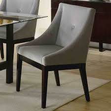You can get these chairs with or without arms, in sets of two and some ghost chairs have metal or wood accents on the legs, which can add dimension and interest to your dining room table. Leather Dining Room Chairs With Arms Upholstered Dining Side Chair Leather Dining Room Chairs Side Chairs Dining