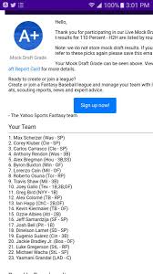 2022 nfl mock draft from the nfl draft analysts at walterfootball.com. Yahoo Fantasy Care On Twitter Hi Draft Grades Are Not Available For Fantasy Baseball Only Fantasy Football