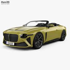 Bentley Mulliner Bacalar 2021 3d Model V 2020 G