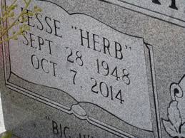 Jesse "Herb" “Herb” Wheelock (1948-2014)
