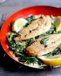 Escalopes De Poulet Au Citron Ail Et Epinards Recette Escalope Poulet Epinards Recette Escalope De Dinde