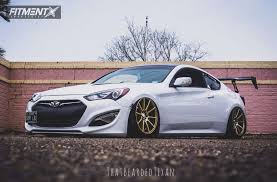 Hyundai genesis coupe features and specs at car and driver. 2016 Hyundai Genesis Coupe 3 8 R Spec With 18x9 5 F1r F17 And Federal 245x35 On Air Suspension 356483 Fitment Industries