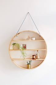 Leona Hanging Circle Shelf Diy Hanging Shelves Apartment Decor Bedroom Diy
