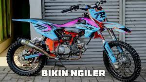 Gambar gambar modifikasi motor bebek modif grasstrack yang mungkin bermanfaat untuk menambah ide modifikasi anda. Bebek Modif Jupiter 125cc Terganteng Bikin Ngilerr Youtube
