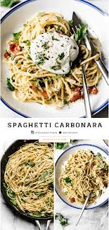 Spaghetti Carbonara Recipe Recipes Easy Italian Recipes Pasta Spaghetti Carbonara