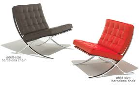 The dimensions of our premium barcelona chair are a 1 on 1 match with the original. Child S Barcelona Chair Stool Hivemodern Com
