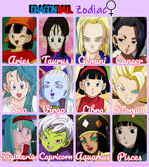 Dragon ball z zodiac signs. Dragon Ball Girls Zodiac Signs Dragon Ball Zodiac Signs Dragon Ball Girls