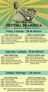 Di seguito è riportato un elenco di eventi e uscite che si sono verificati o che dovrebbero verificarsi nel 2020 nella musica negli stati uniti. 2020 Schedule San Pancho Music Festival