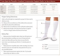 therafirm cushioned core spun support socks for men women