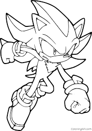 These alphabet coloring sheets will help little ones identify uppercase and lowercase versions of each letter. Sonic The Hedgehog Coloring Pages Coloringall