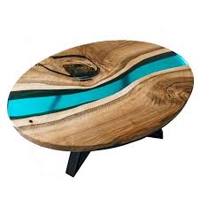 You can find the right mixing ratio in our information table under the info button learn more on this page. Industrial Ocean Blue Rustic Green Epoxy Resin Coffee Table With Black Metal Base Oval Shape Coffee Table Buy Blue Coffee Table Eco Friendly Contemporary Folding Art Furniture River Edge Wood Slab