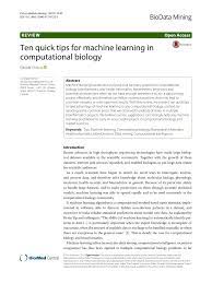 Ten Quick Tips For Deep Learning In Biology Plos Computational - Mobile  Legends