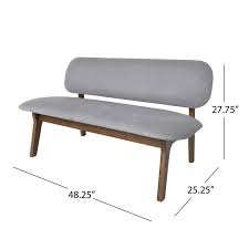 Benches go beyond the table: Corrigan Studio Boggess Upholstered Bench Wayfair Upholstered Bench Furniture Upholstered Dining Bench
