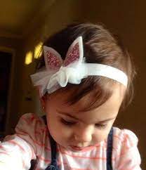 Easter Bunny Glitter Ears Headband Bebek Sac Bandi Bebek Sac Aksesuarlari Sac Fiyonklari