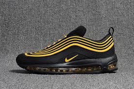 Rounding out the look is a white midsole and white and black outsole. Buy Nike Air Max 97 Black Gold Up To 40 Discounts