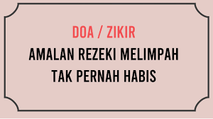 Semua video saya telah di download dan telah di upload dalam channel. Amalan Zikir Rezeki Melimpah Tak Pernah Habis X 100 Youtube
