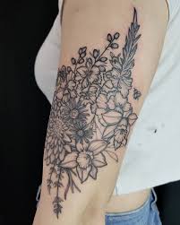 Aster Daffodil Gladiolus Bean Stalk Larkspur Lavender Chrysanthemum Bees For Dany Wagner75 Thank Lavender Tattoo Aster Tattoo Chrysanthemum Tattoo