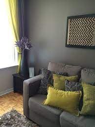 Gray is known for a quite long time as a shade with a quite sharp modern look and the best thing of all it is also compatible with brown. Green Brown And Gray Living Room Living Room Green Living Room Decor Gray Brown Living Room