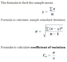 Coefficient Of Variation Calculator Formula Example Standard Deviation Statistics Math Maths Solutions