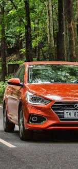 Hyundai Verna Road 2018 Cars Hyundai Accent Korean Cars Orange Verna Hyundai In 2020 Hd Wallpapers Of Cars Hd Picture Hyundai Accent