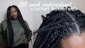 How do you make a crochet braid out of hair? How To Do Crochet Box Braids Individual Method Cornrows Jorie Hair