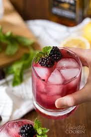 What's low in calories that can be mixed with bourbon?. Blackberry Bourbon Lemonade Amanda S Cookin Cocktails