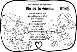 Dibujos de familias felices para imprimir y pintar. Facebook